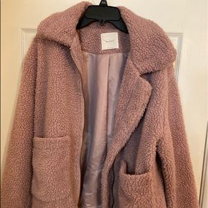 Faux fur jacket